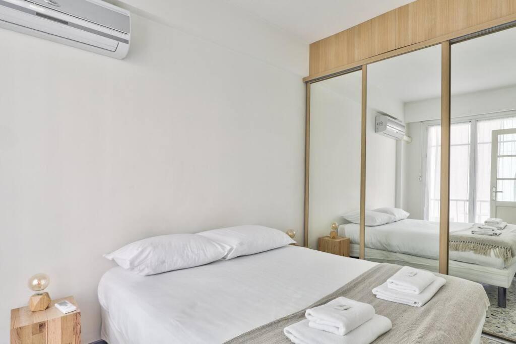 L29 Lenval Beach At 1Min Walk To Sea Front Ac Balcony Nizza Esterno foto